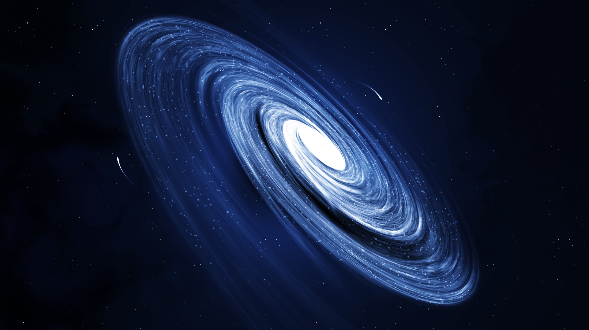 галактика звезды пустота темнота