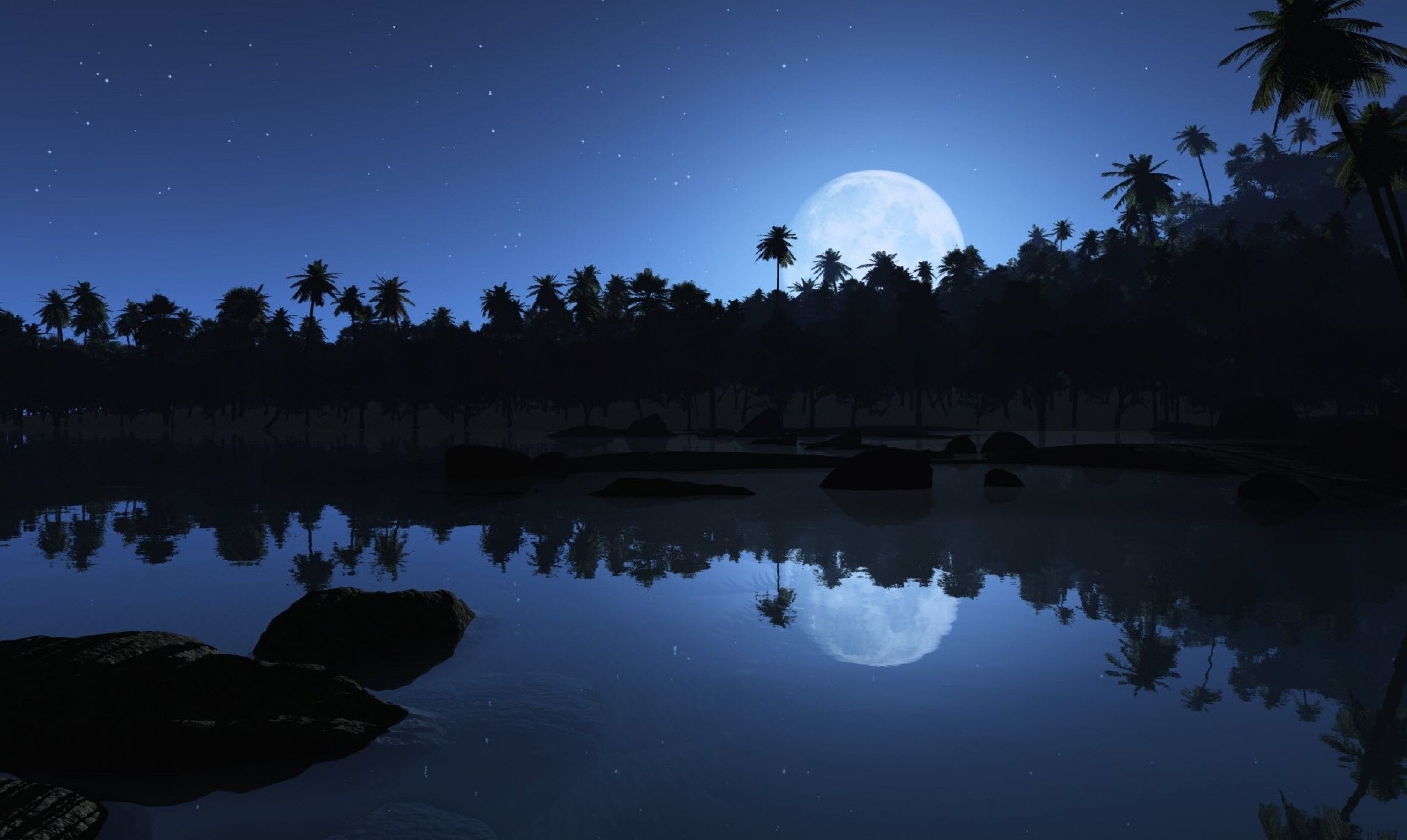 природа небо луна планета