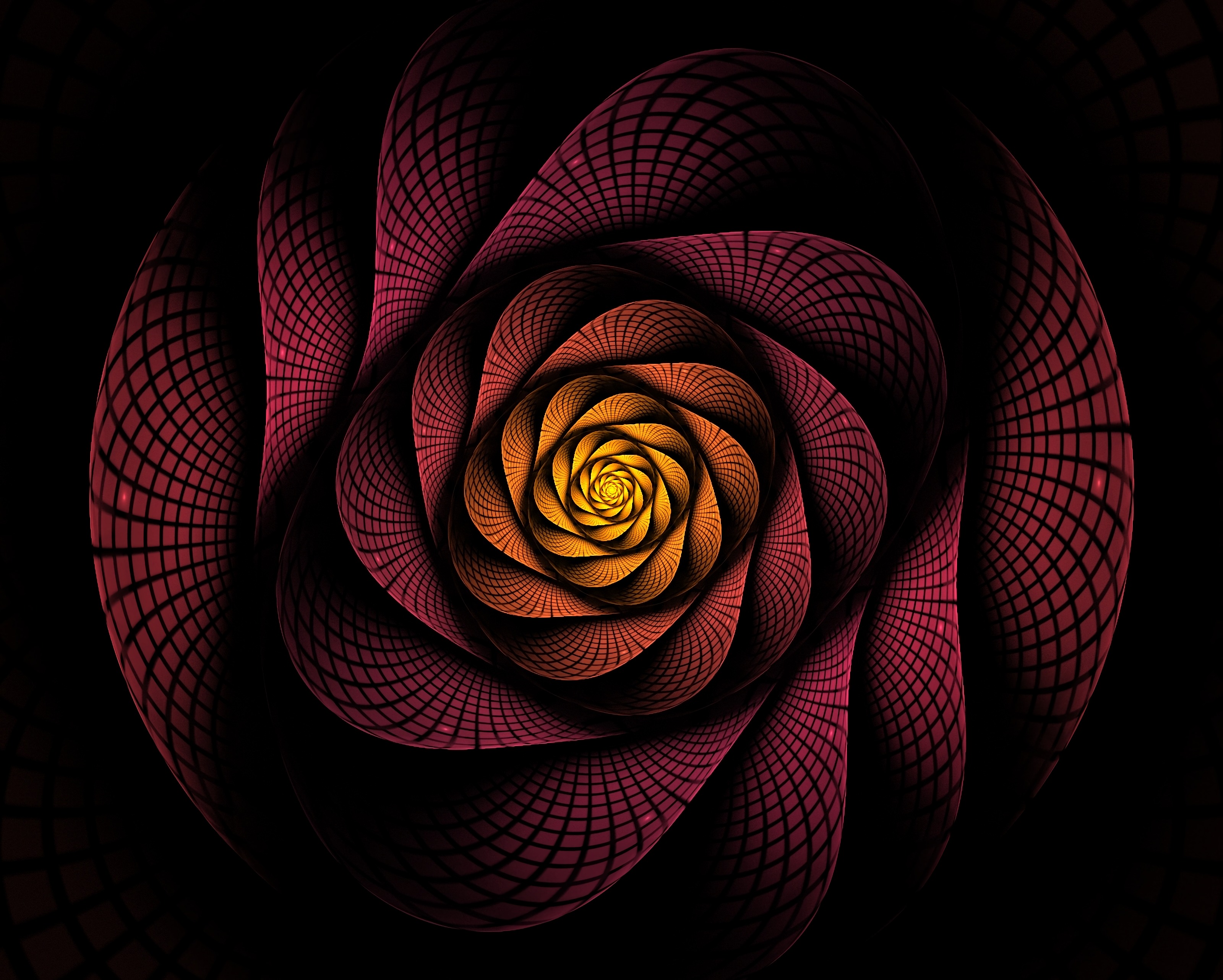 спираль закрученный фрактал