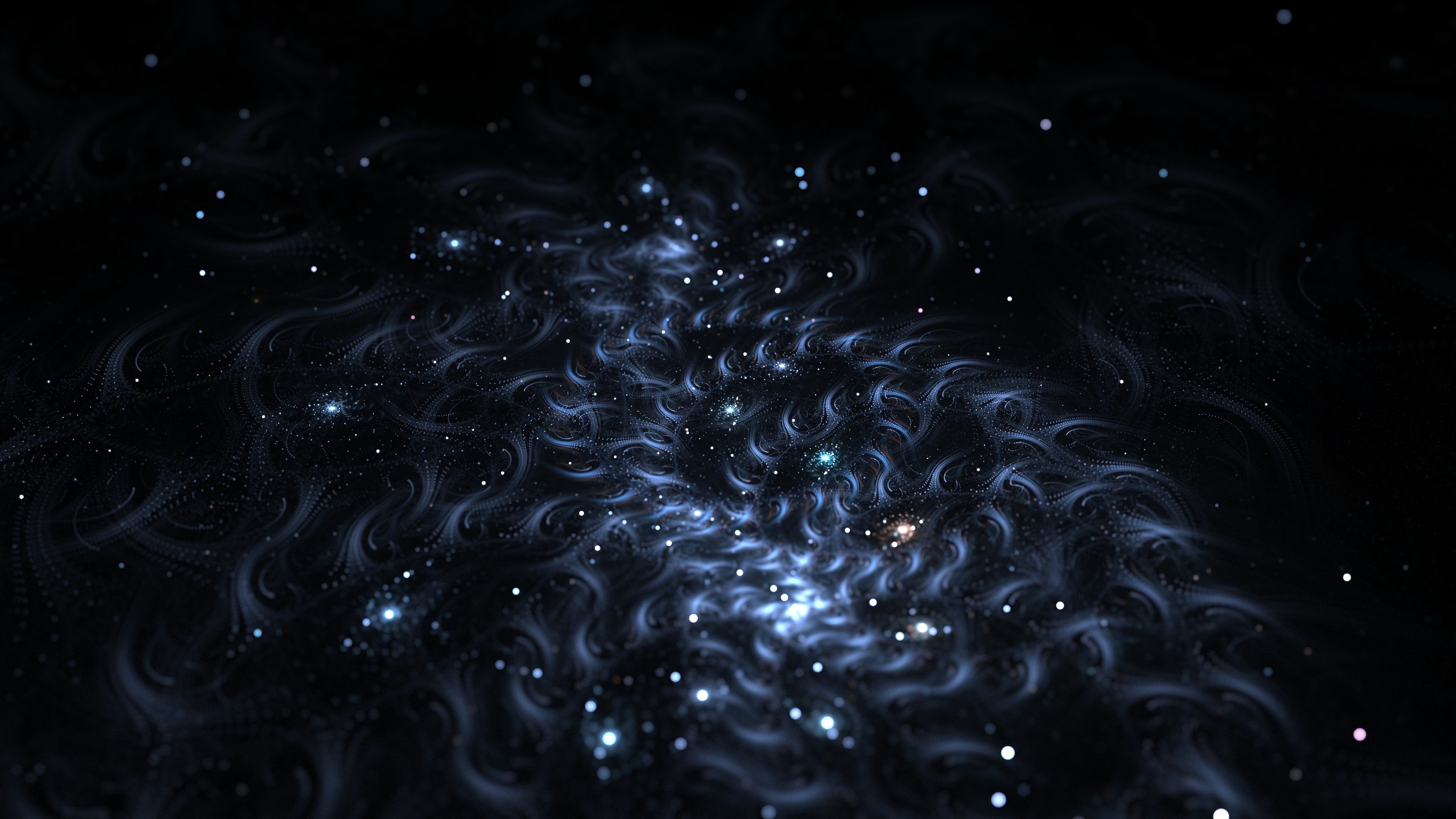 фрактал свечение блики