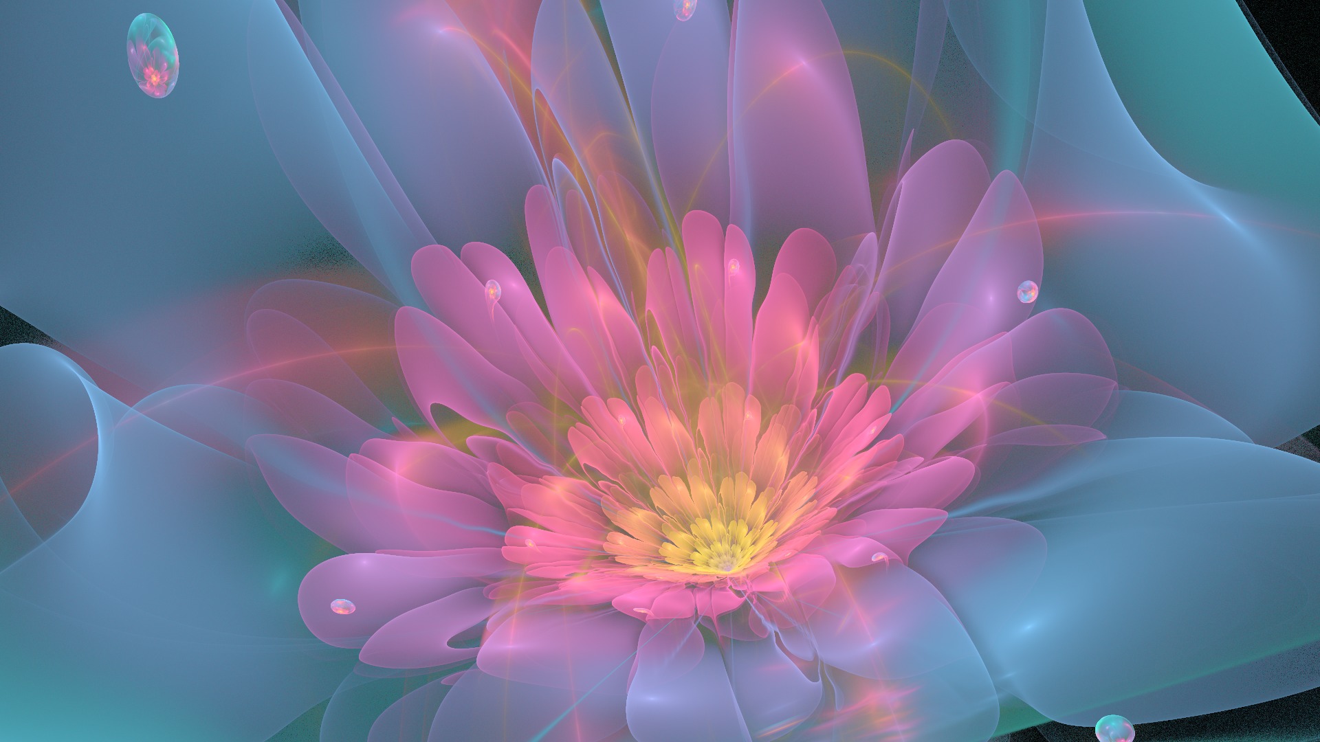 цветок зелёный лепестки