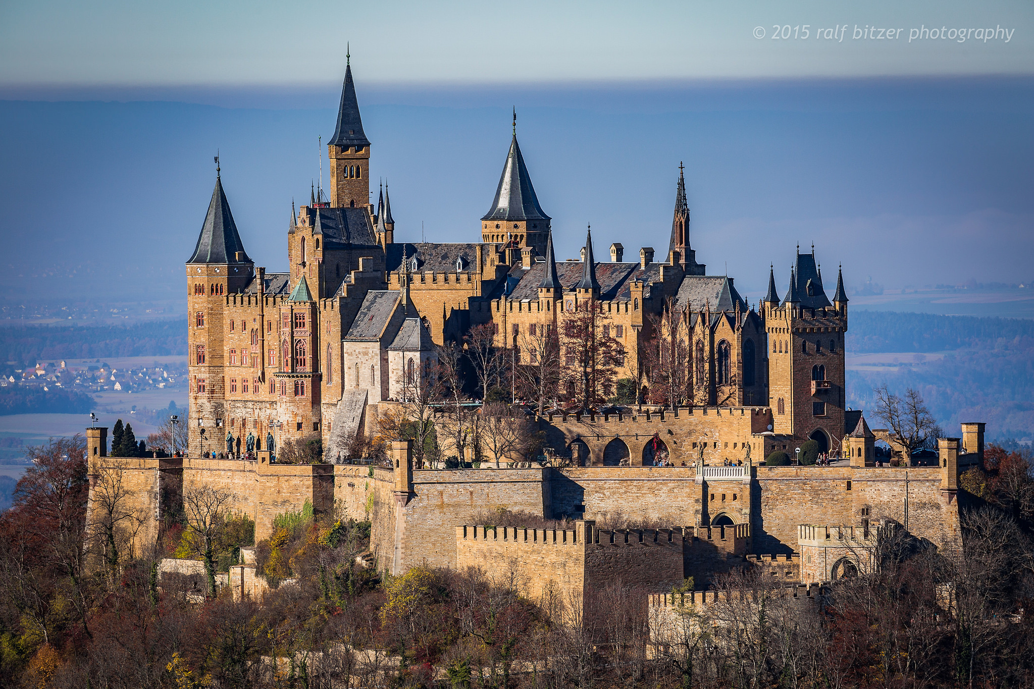  осень замок