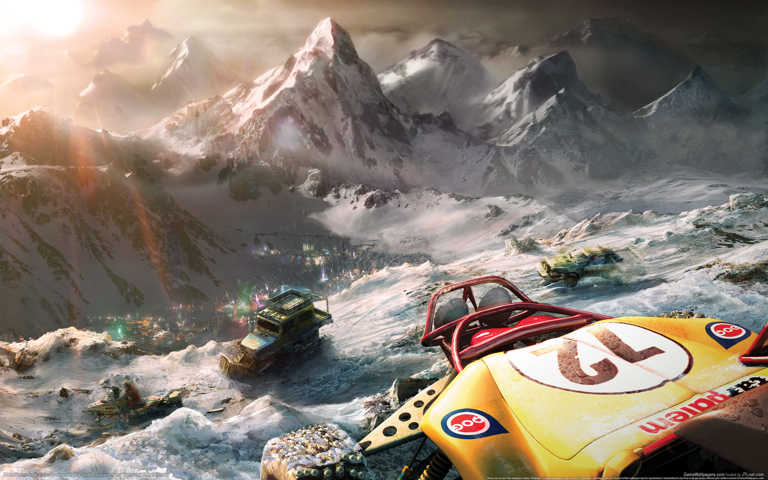 гонки снег MotorStorm Arctic Edge