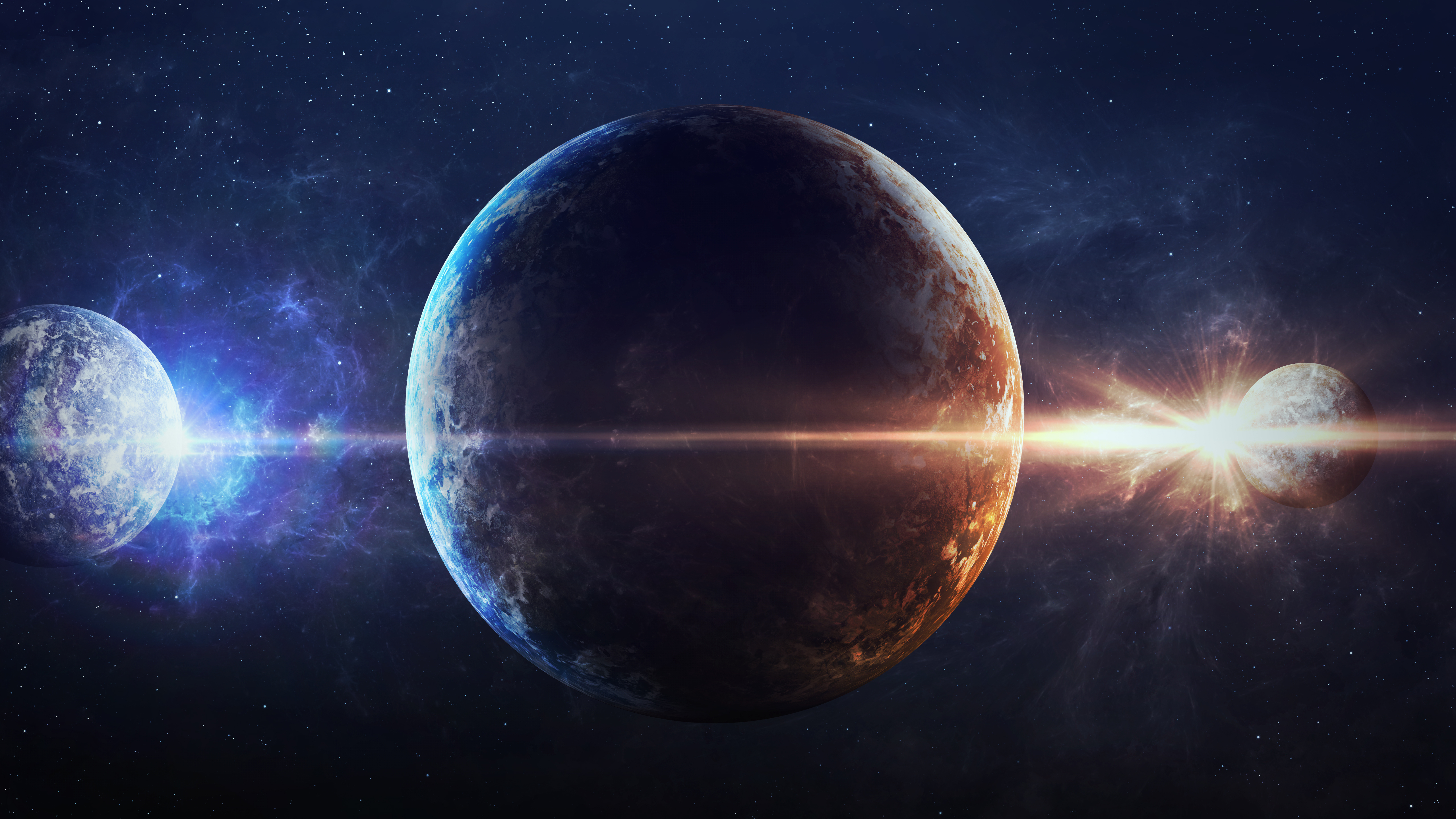 planets colors symmetry