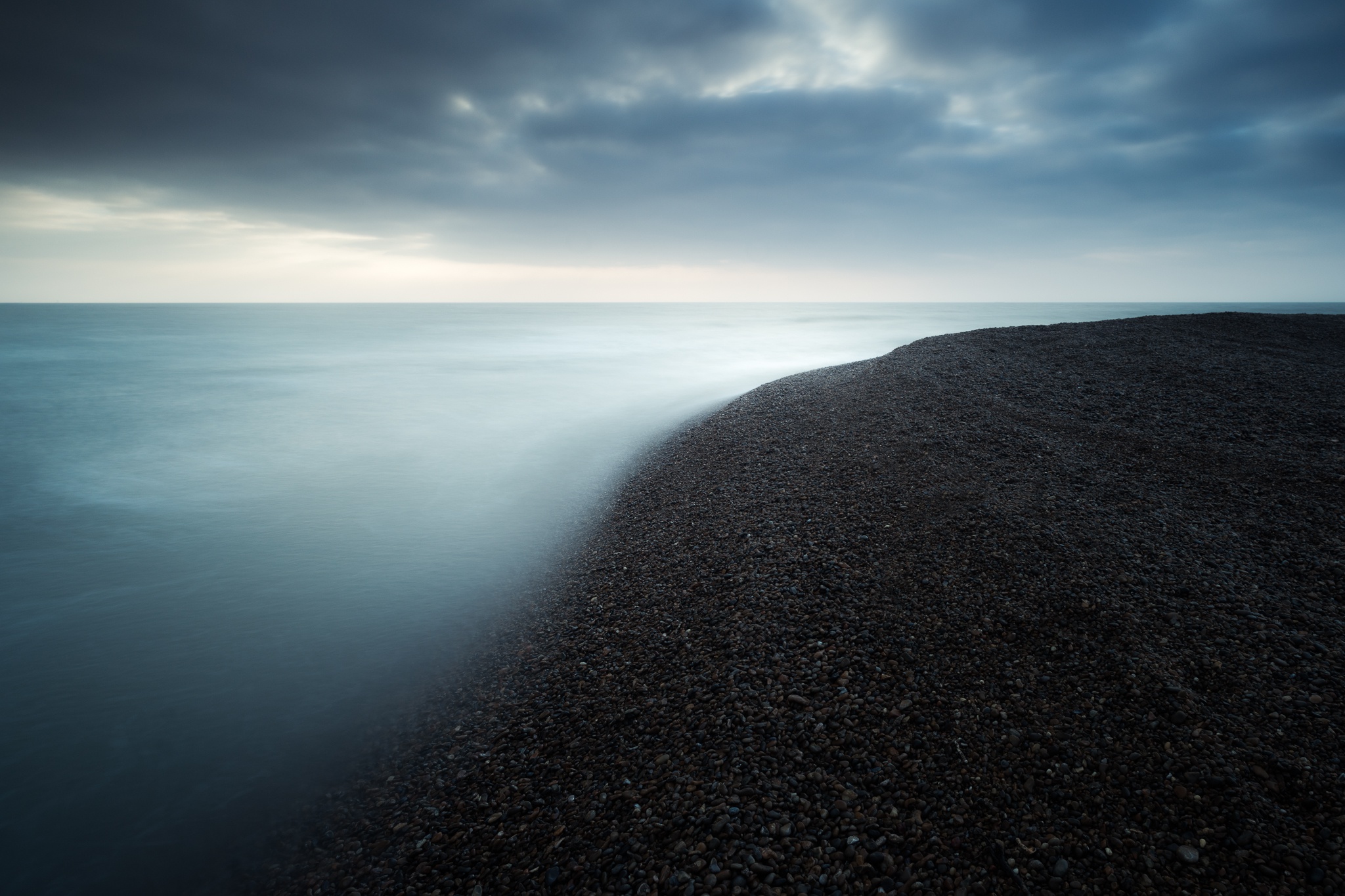 небо берег озеро