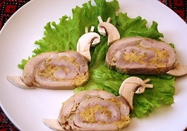 rulet s kuricy gotovo