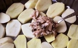 zapekanka s kartoshki i gribov kartoshka