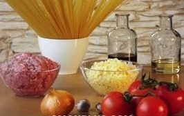 spagetti ingredienty
